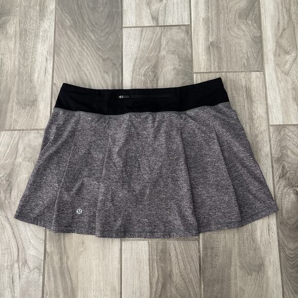 Lululemon Pace Rival Skirt Skort Sz 10T Athletic Tennis Golf Running Athleisure - Picture 8 of 11